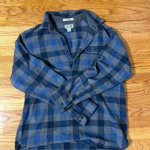 LL Bean Quarter Button Flannel
